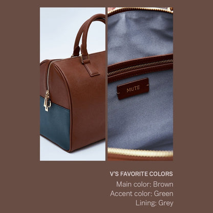 ARTIST MADE COLLECTION - V TAEHYUNG MUTE BOSTON BAG - K-STAR