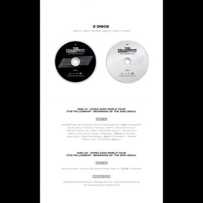 ATEEZ 2022 World Tour The Fellowship Beginning of the SEOUL DVD - K-STAR