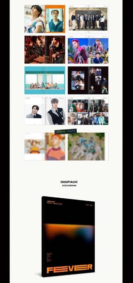 ATEEZ - FEVER : DEAR DIARY DVD + PHOTOBOOK - K-STAR