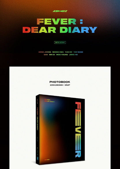 ATEEZ - FEVER : DEAR DIARY DVD + PHOTOBOOK - K-STAR