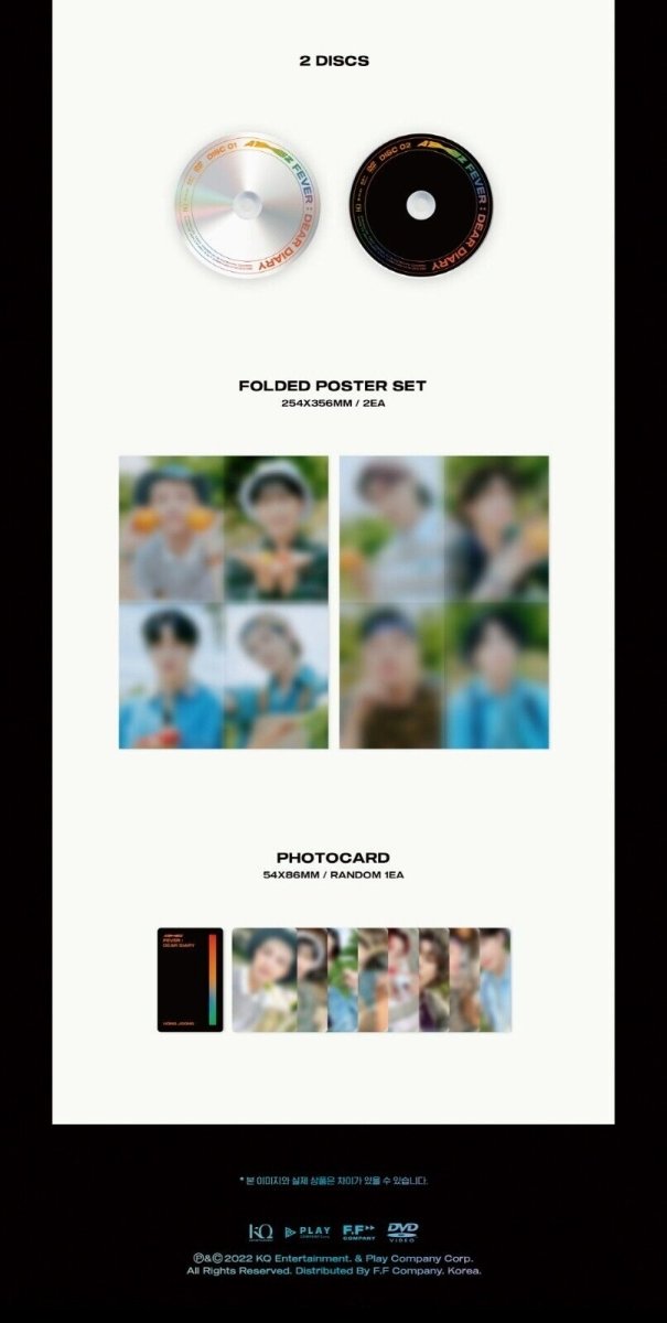 ATEEZ - FEVER : DEAR DIARY DVD + PHOTOBOOK - K-STAR