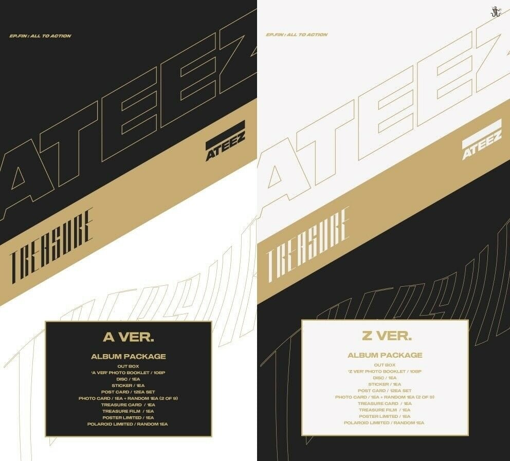 ATEEZ - TREASURE EP.FIN : All To Action (You Can Choose Ver + Free Shipping) - K-STAR