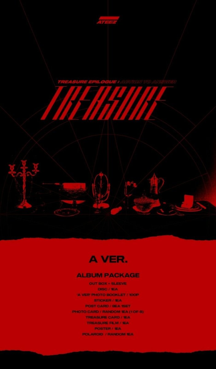 ATEEZ - TREASURE EPILOGUE : Action To Answer (You Can Choose Ver + Free Shipping) - K-STAR