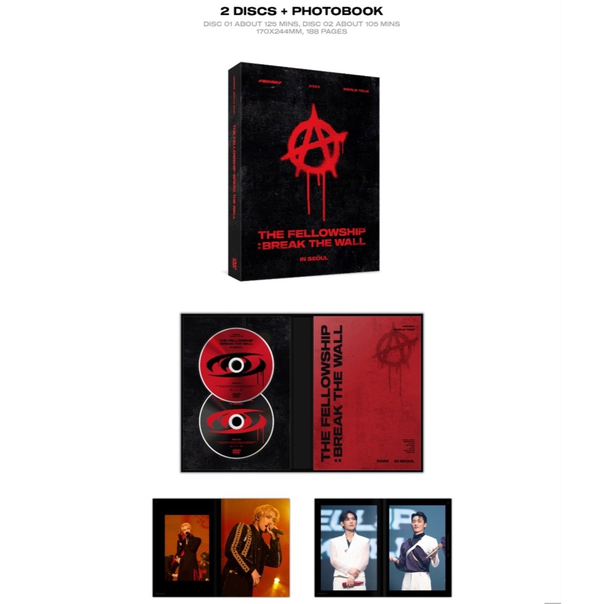 ATEEZ - World Tour THE FELLOWSHIP : BREAK THE WALL in Seoul DVD - K-STAR