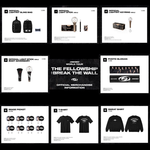 ATEEZ - World Tour The Fellowship: BREAK THE WALL Official Merchandise - K-STAR