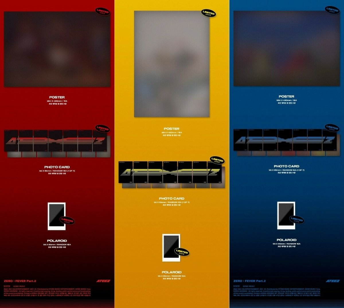 ATEEZ - ZERO : FEVER Part.2 (You Can Choose Ver + Free Shipping) - K-STAR