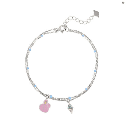 [OST X BT21] Official  Silver 925 Bracelet Ver.3