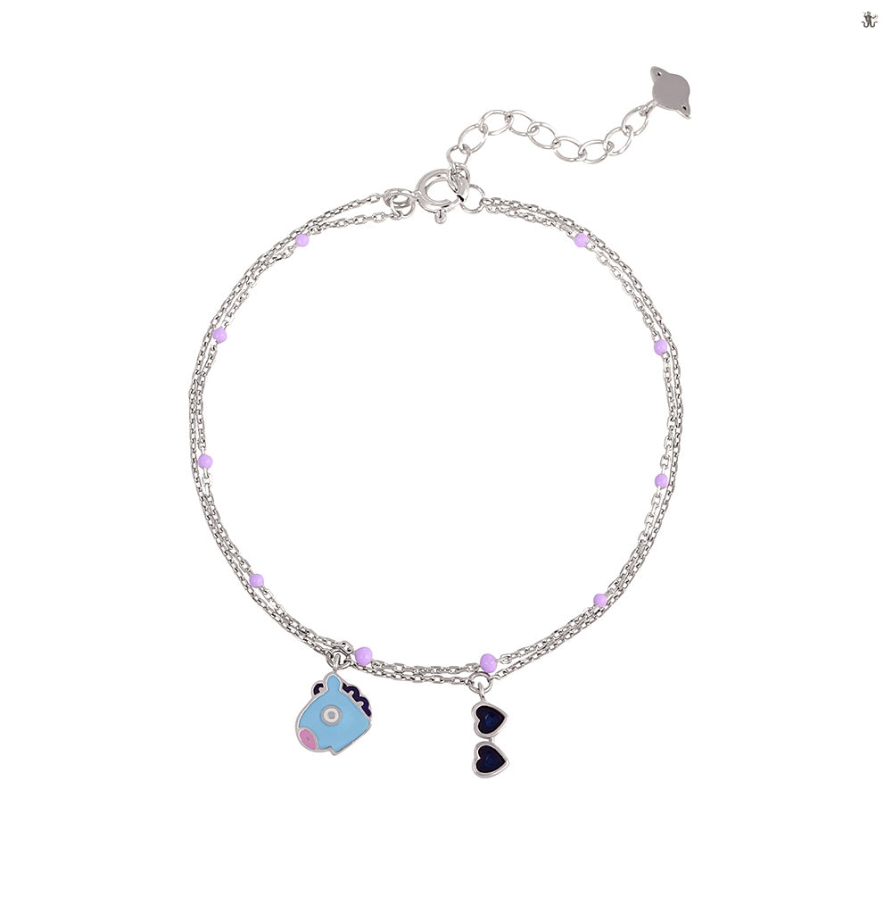 [OST X BT21] Official  Silver 925 Bracelet Ver.3