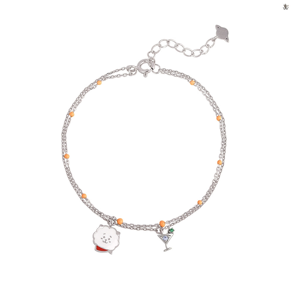[OST X BT21] Official  Silver 925 Bracelet Ver.3
