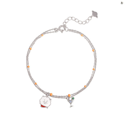 [OST X BT21] Official  Silver 925 Bracelet Ver.3