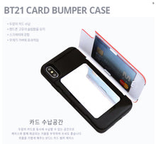 [LINE X BT21]  Card Bumper Case For iPhone and Samsung (Free Shipping)