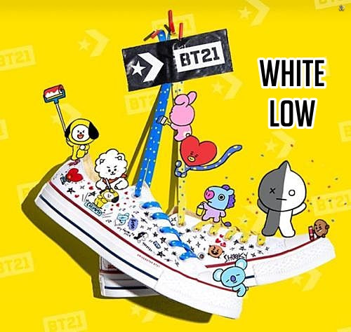 [LIMITED QTY + EDITION] BT21 X Converse Sneakers (Free Shipping)