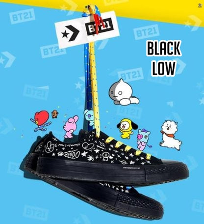 [LIMITED QTY + EDITION] BT21 X Converse Sneakers (Free Shipping)