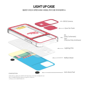 [BIG HIT] BOY WITH LUV Light Up Case for iPhone and Galaxy - K-STAR