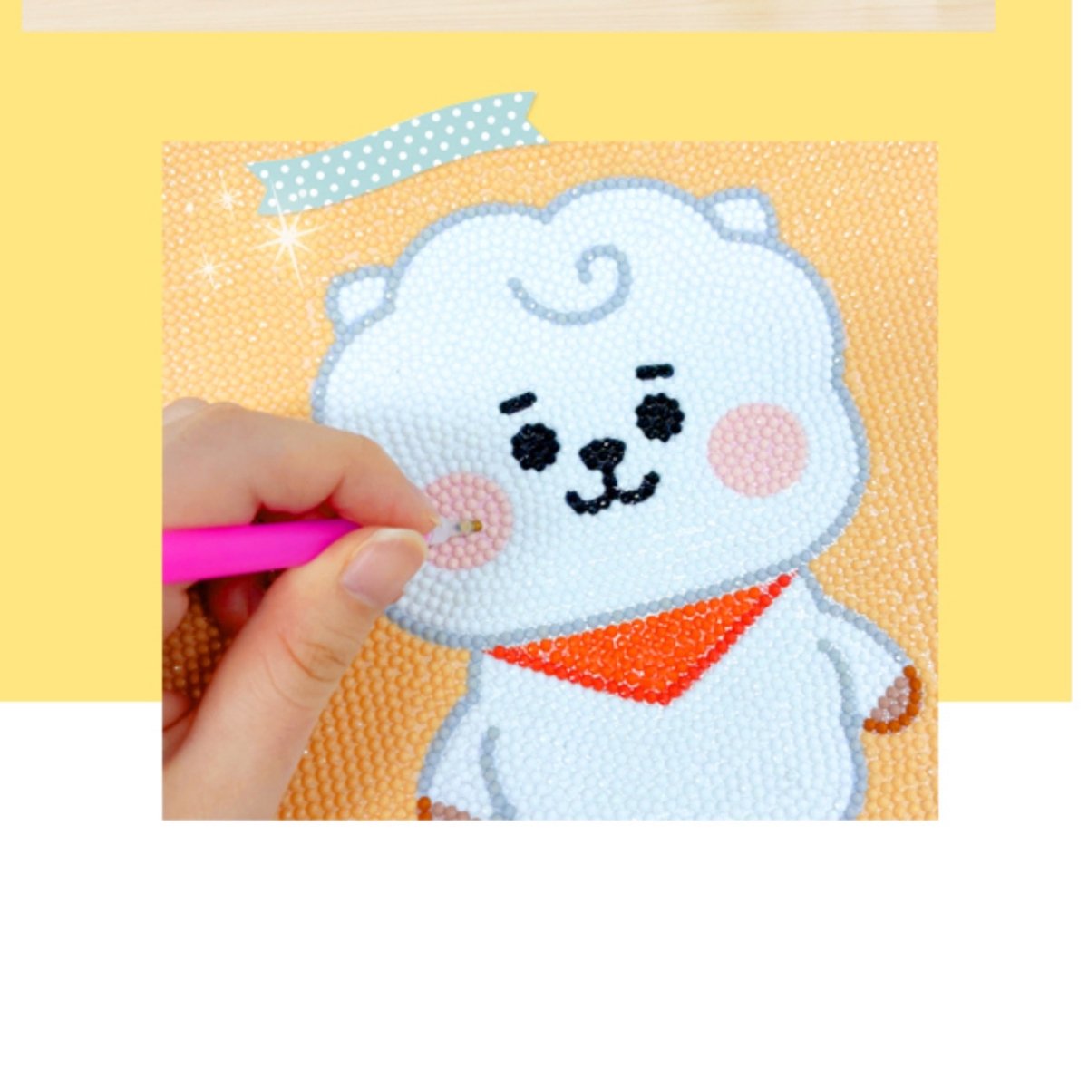 [BIG HIT] BT21 Official DIY Cubic Painting Ver. Baby - K-STAR