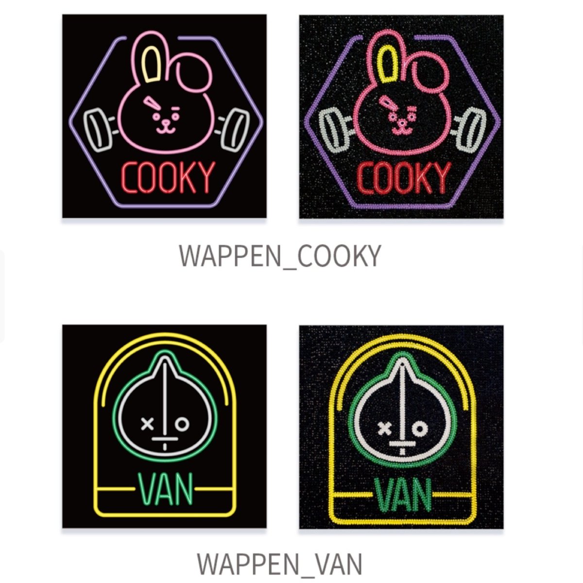 [BIG HIT] BT21 Official DIY Cubic Painting Ver. Wappen - K-STAR
