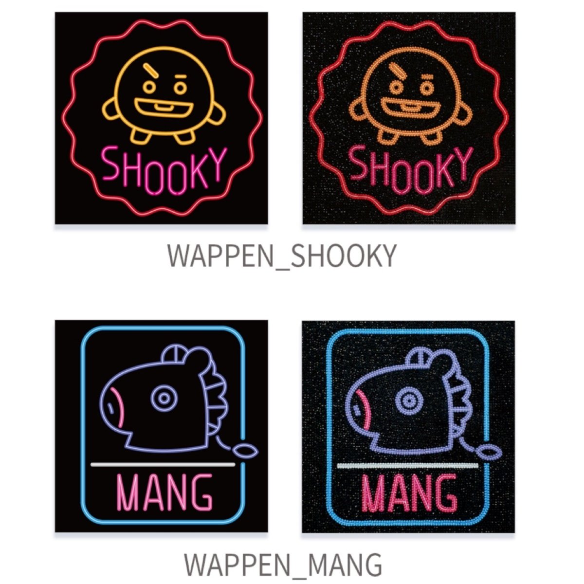 [BIG HIT] BT21 Official DIY Cubic Painting Ver. Wappen - K-STAR