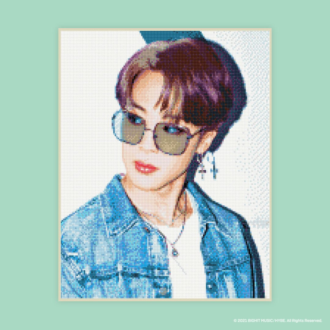 [BIG HIT] BTS Official DIY Cubic Painting Ver 4 + Photocard (Free Express Shipping) - K-STAR