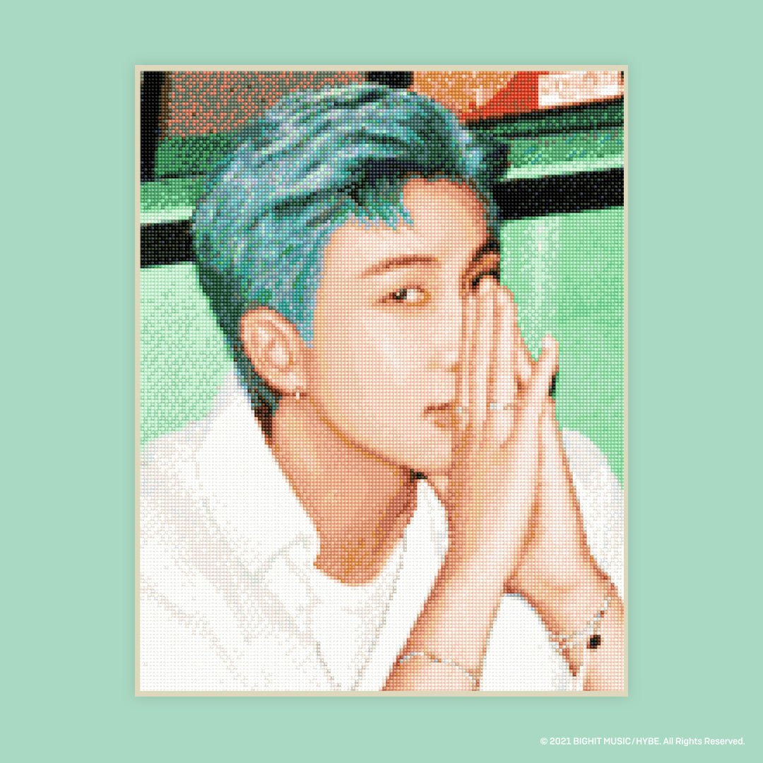 [BIG HIT] BTS Official DIY Cubic Painting Ver 4 + Photocard (Free Express Shipping) - K-STAR