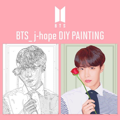 [BIG HIT] BTS Official DIY Painting (Free Express Shipping) - K-STAR