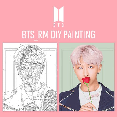 [BIG HIT] BTS Official DIY Painting (Free Express Shipping) - K-STAR