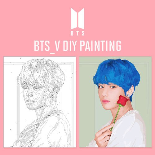 [BIG HIT] BTS Official DIY Painting (Free Express Shipping) - K-STAR