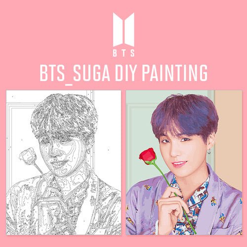 [BIG HIT] BTS Official DIY Painting (Free Express Shipping) - K-STAR