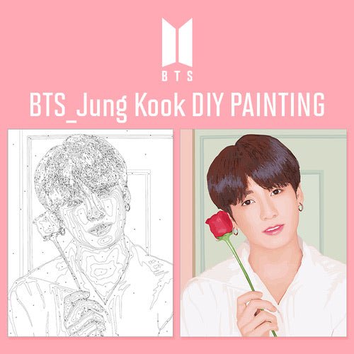 [BIG HIT] BTS Official DIY Painting (Free Express Shipping) - K-STAR
