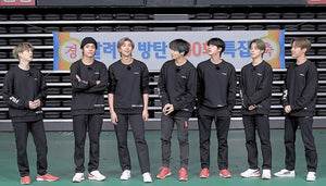 [BIG HIT] OFFICIAL Run BTS 100th FILA Sweatshirt (Free Shipping) - K-STAR