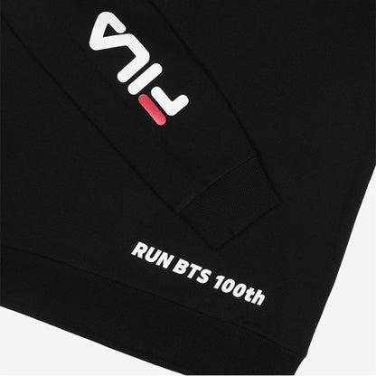 [BIG HIT] OFFICIAL Run BTS 100th FILA Sweatshirt (Free Shipping) - K-STAR