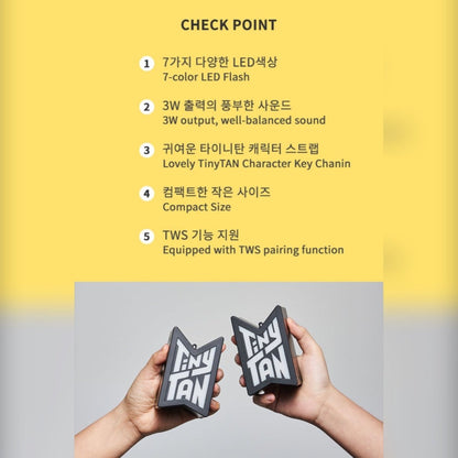 [BIG HIT] TinyTAN Official Bluetooth Mini Speaker (Free Express Shipping) - K-STAR