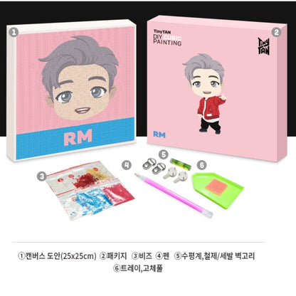 [BIG HIT] TinyTAN Official DIY Cubic Painting Basic Ver. - K-STAR