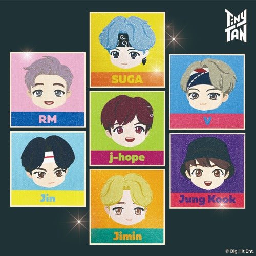 [BIG HIT] TinyTAN Official DIY Cubic Painting Basic Ver. - K-STAR