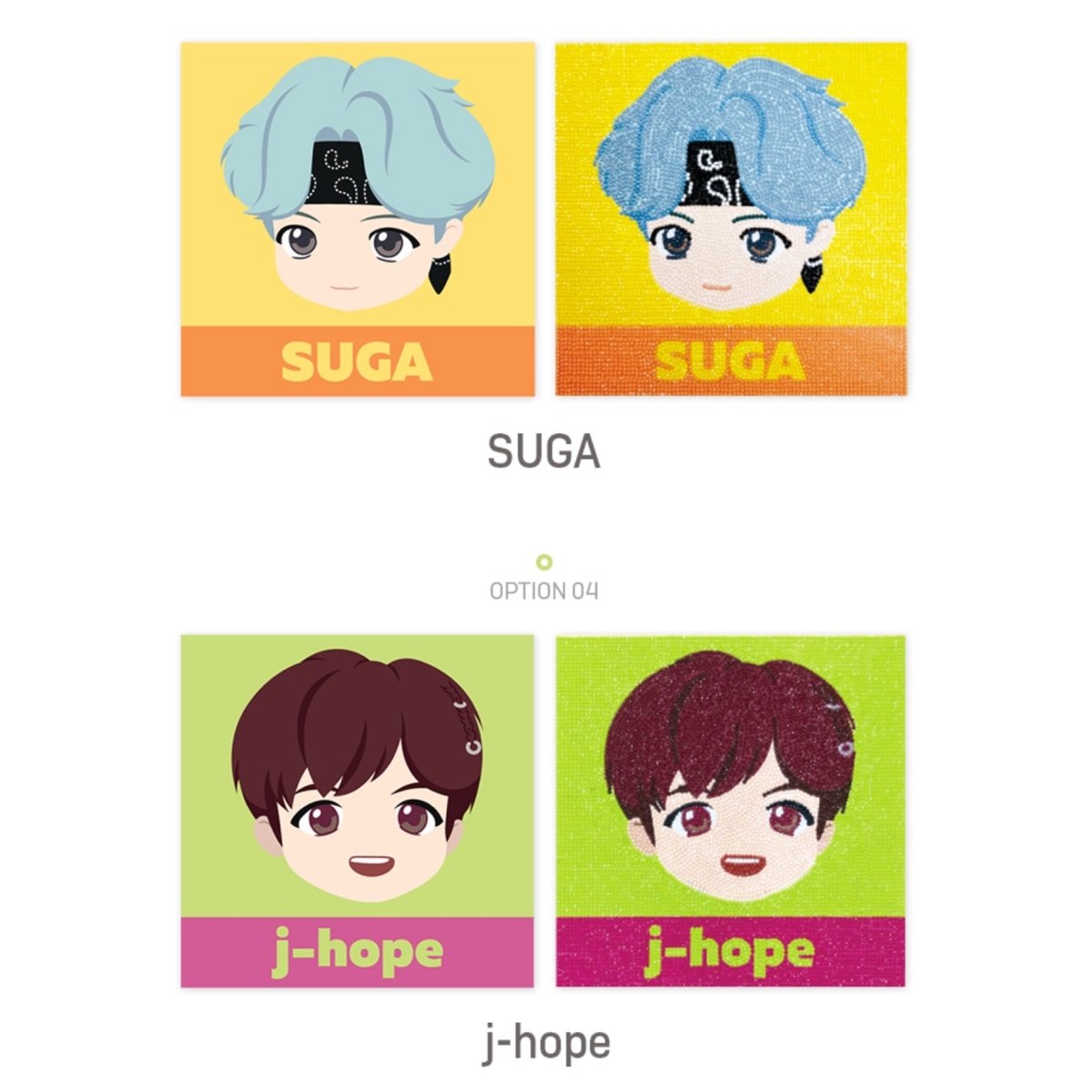 [BIG HIT] TinyTAN Official DIY Cubic Painting Basic Ver. - K-STAR
