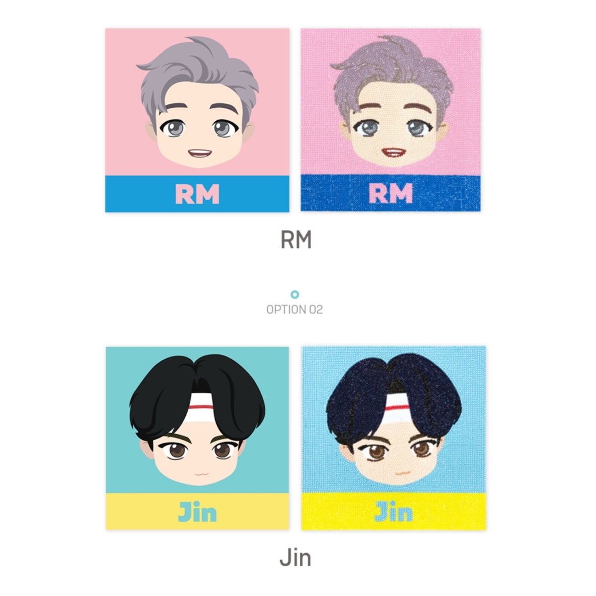 [BIG HIT] TinyTAN Official DIY Cubic Painting Basic Ver. - K-STAR