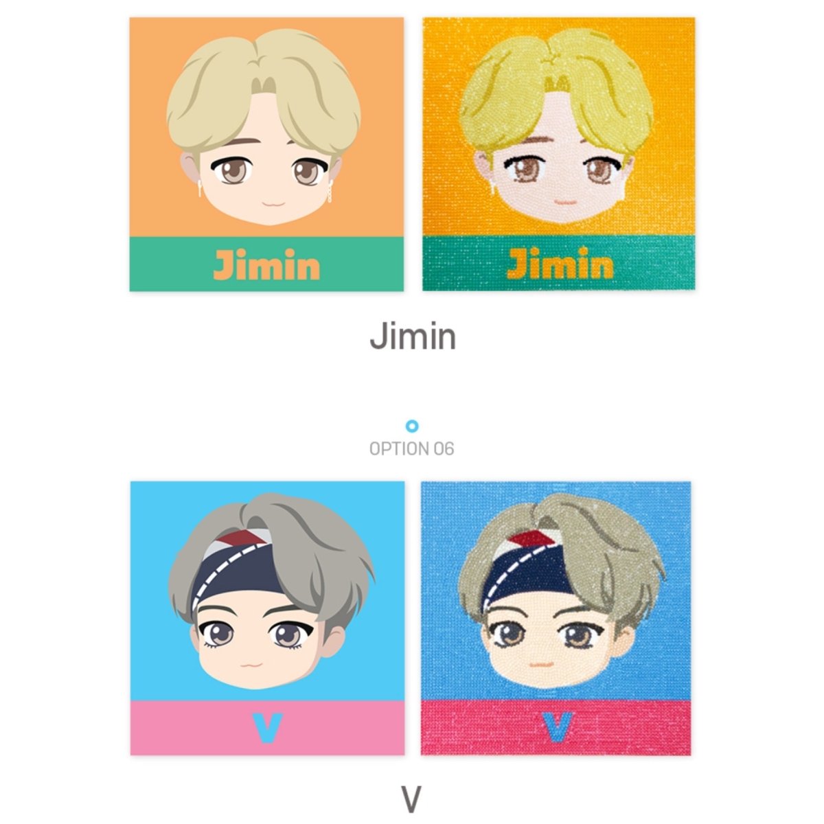 [BIG HIT] TinyTAN Official DIY Cubic Painting Basic Ver. - K-STAR