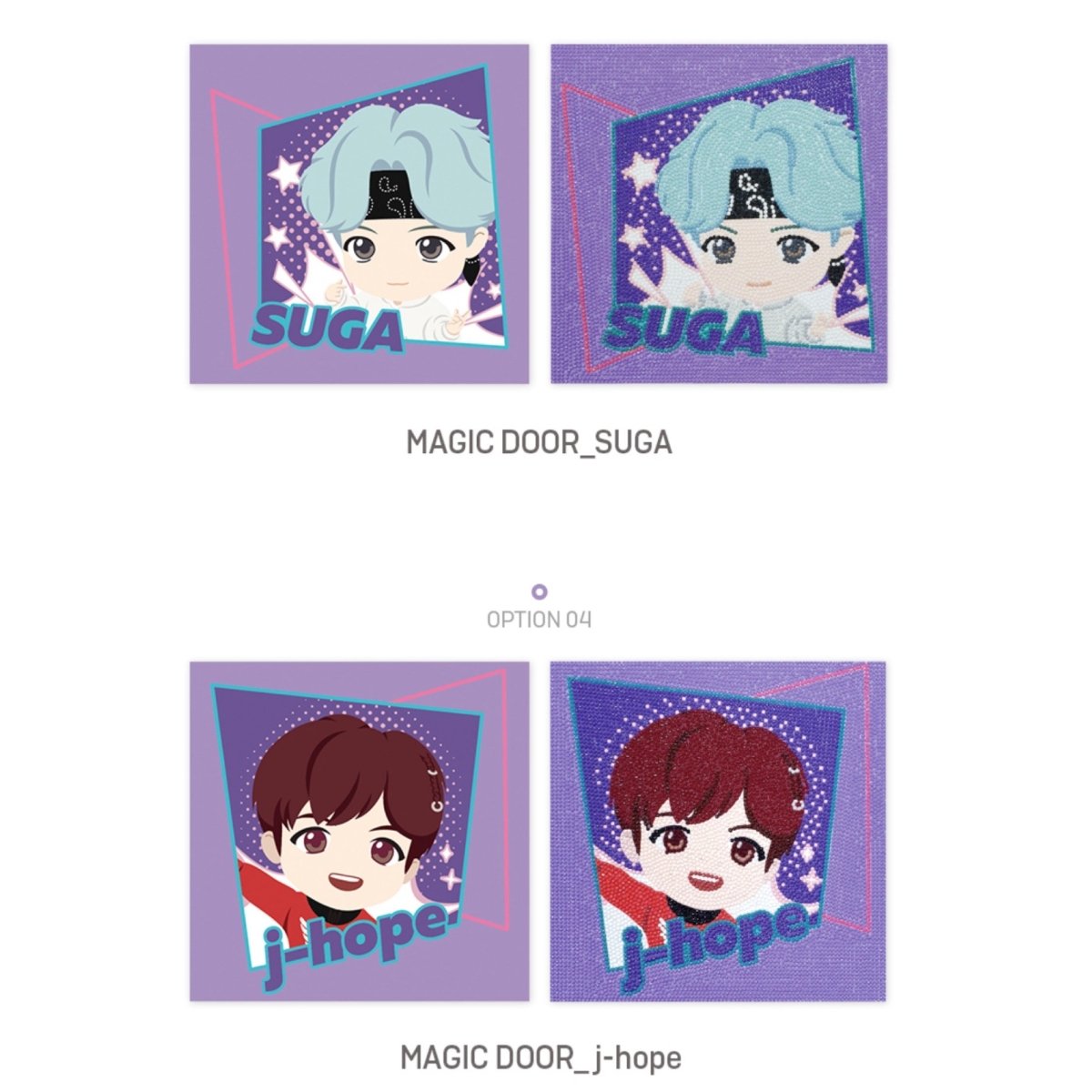 [BIG HIT] TinyTAN Official DIY Cubic Painting Magic Door Ver. - K-STAR