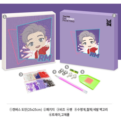 [BIG HIT] TinyTAN Official DIY Cubic Painting Magic Door Ver. - K-STAR