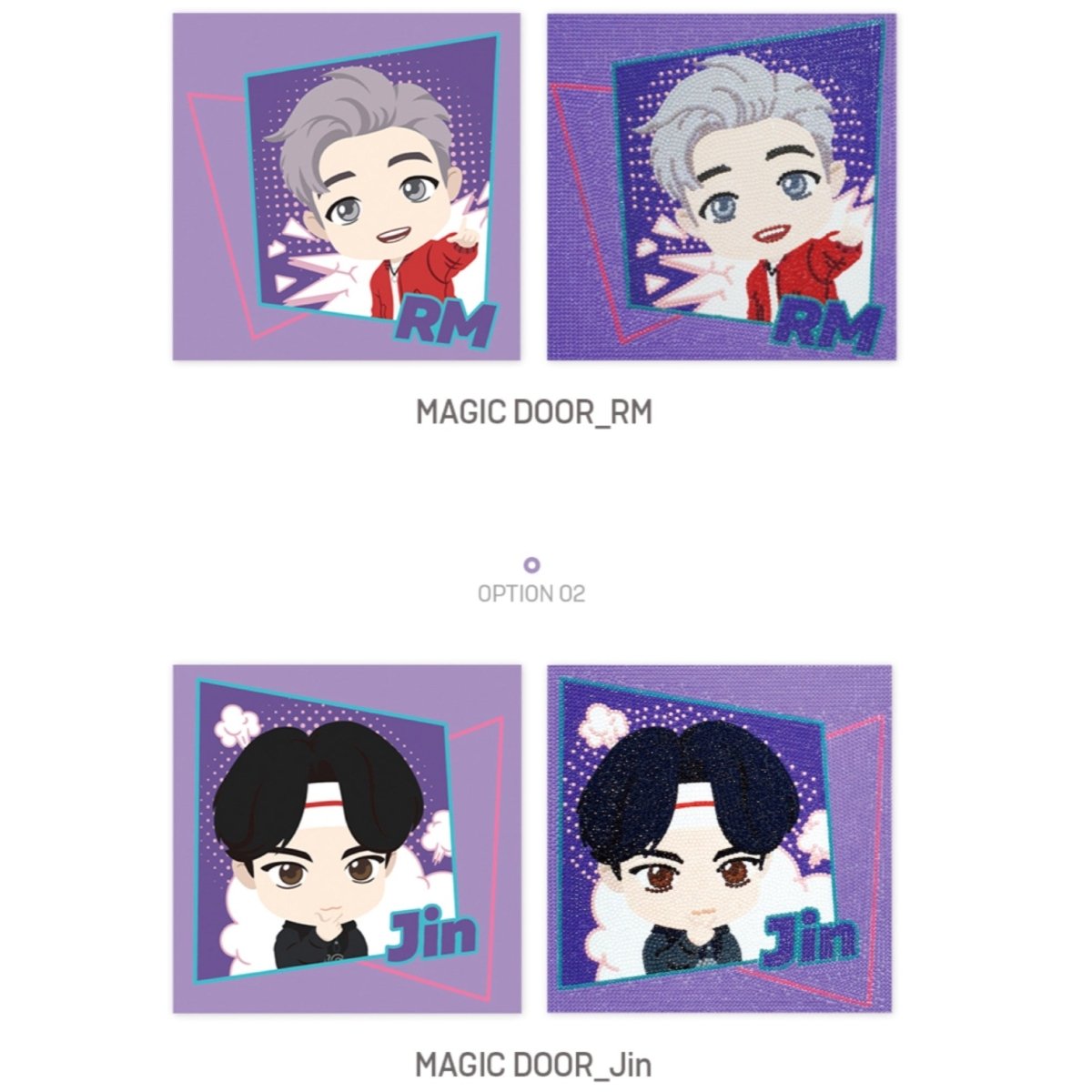 [BIG HIT] TinyTAN Official DIY Cubic Painting Magic Door Ver. - K-STAR