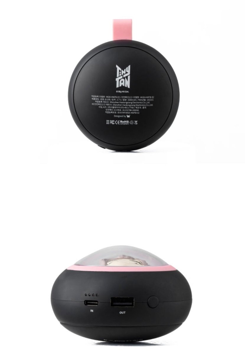[BIG HIT] TinyTAN Official Handwarmer and Power Bank 5000mAh - K-STAR