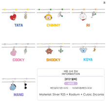 [OST X BT21] Official  Silver 925 Bracelet Ver.3