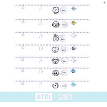 [OST X BT21] Official  Silver 925 Bracelet