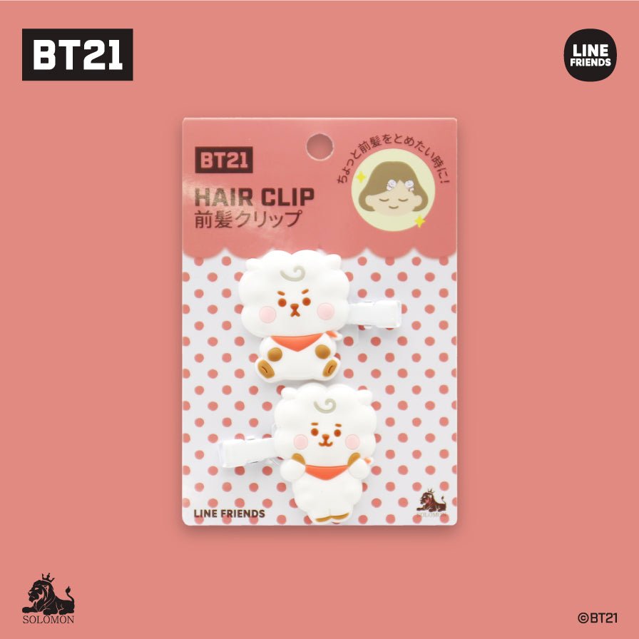 [BT21 JAPAN] Baby Body Hair Clip - K-STAR