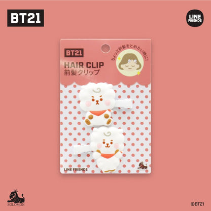 [BT21 JAPAN] Baby Body Hair Clip - K-STAR