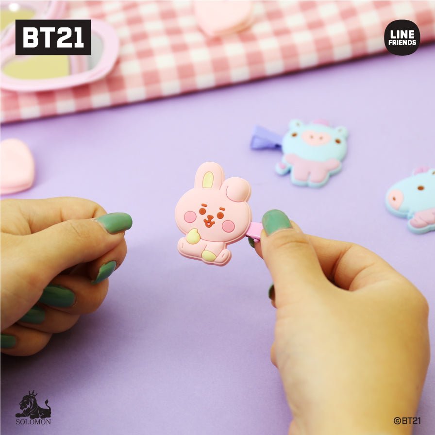 [BT21 JAPAN] Baby Body Hair Clip - K-STAR