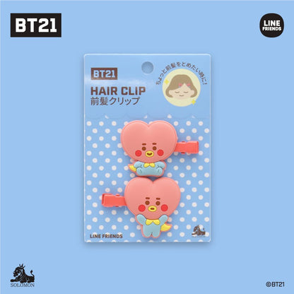 [BT21 JAPAN] Baby Body Hair Clip - K-STAR