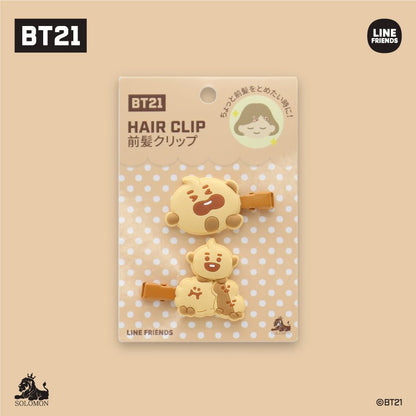 [BT21 JAPAN] Baby Body Hair Clip - K-STAR