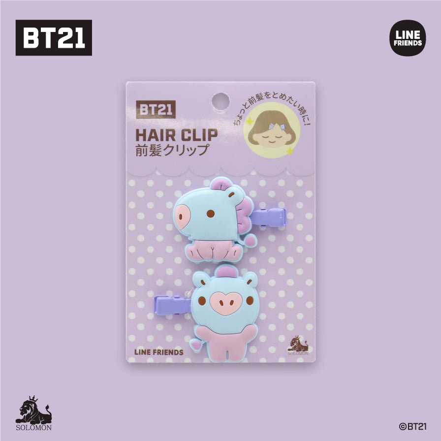 [BT21 JAPAN] Baby Body Hair Clip - K-STAR