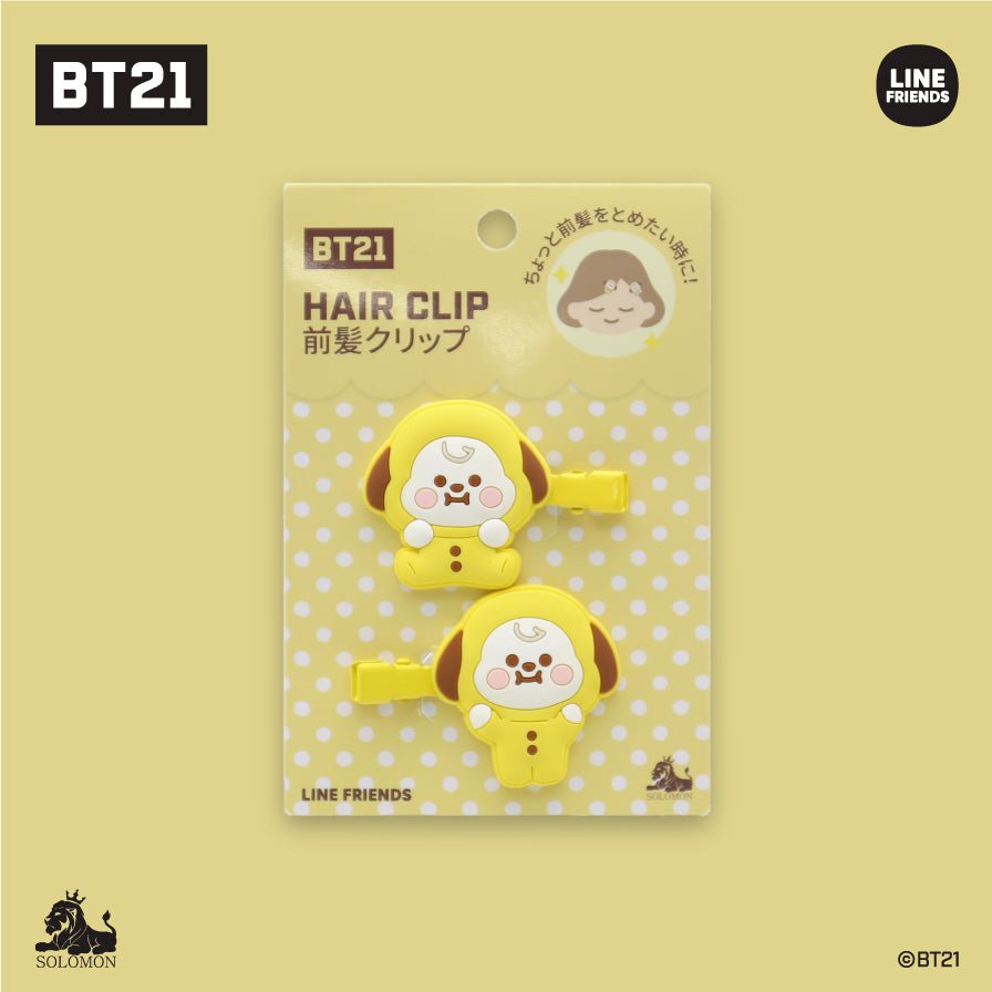[BT21 JAPAN] Baby Body Hair Clip - K-STAR