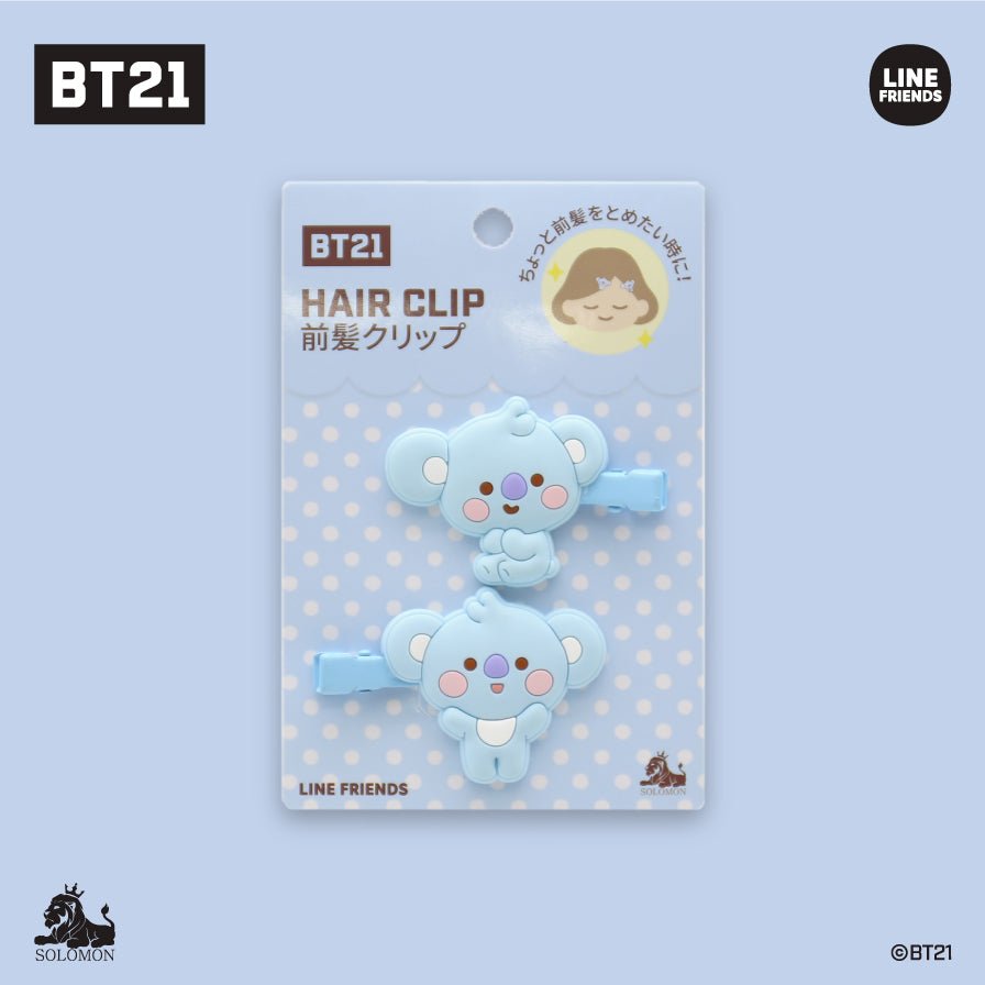 [BT21 JAPAN] Baby Body Hair Clip - K-STAR